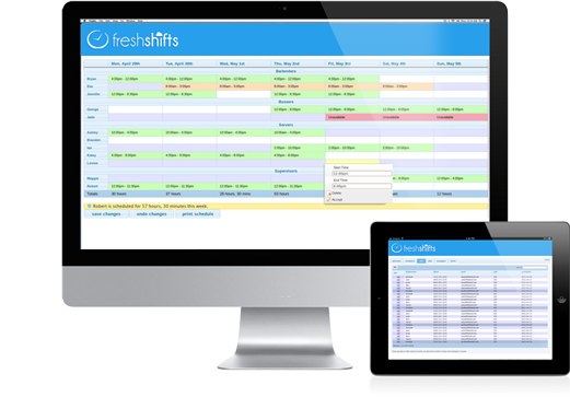 Fresh Shifts - Online Employee Shift Scheduling Software
